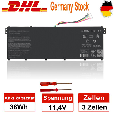 AC14B18J Akku für Acer Aspire ES1-511 ES1-512 Chromebook CB3-111 CB5-311 36Wh