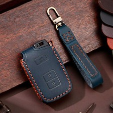Leather Smart Car Key Cover Case Fob Holder Fit Toyota 4 Runner Tundra Tacoma. Leather Smart Car Key Cover Case Fob Holder Fit Toyota 4 Runner Tundra Tacoma.