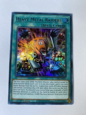 LDS1-EN077 Heavy Metal Raiders :: Purple Ultra Rare 1st Edition Mint YuGiOh Card