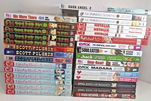 MANGA Assorted Mixed Lot~TOKYOPOP~VIZ Media~SHONEN~Fruits Basket~Hetalia~Scott.. - Afbeelding 1 van 5