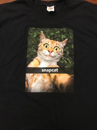 SNAPCAT T Shirt By Gildan Men XL/ TG 