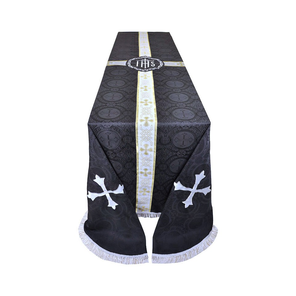 New Black Funeral Pall Size - 8'x12' Unlined Catholic Requiem mass ...