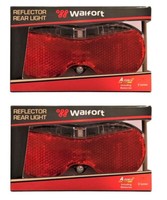 Led Fahrrad RüCklicht 2 X Inkl. Reflektor Stvzo Licht Fahrradbeleuchtung Neu