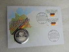 Deutsche Einheit Coin in Post Stamps Collectible Letter 3.10.1990 Germany