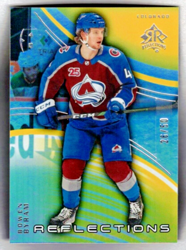 2020-21 Upper Deck Extended Series Gold /50 Bowen Byram #14 Rookie RC  - Foto 1 di 2