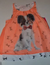 GIRLS Xhileration Pop Over Top SIZE M 7/8  NWT NEW Dog 
