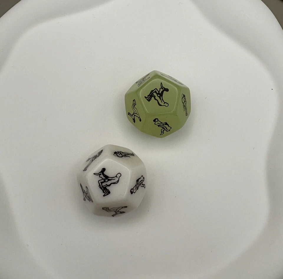 2Pcs 12 Side Sex Position Foreplay Dice Sexual Game Couple Lover Novelty Gift! - Image 4 of 4