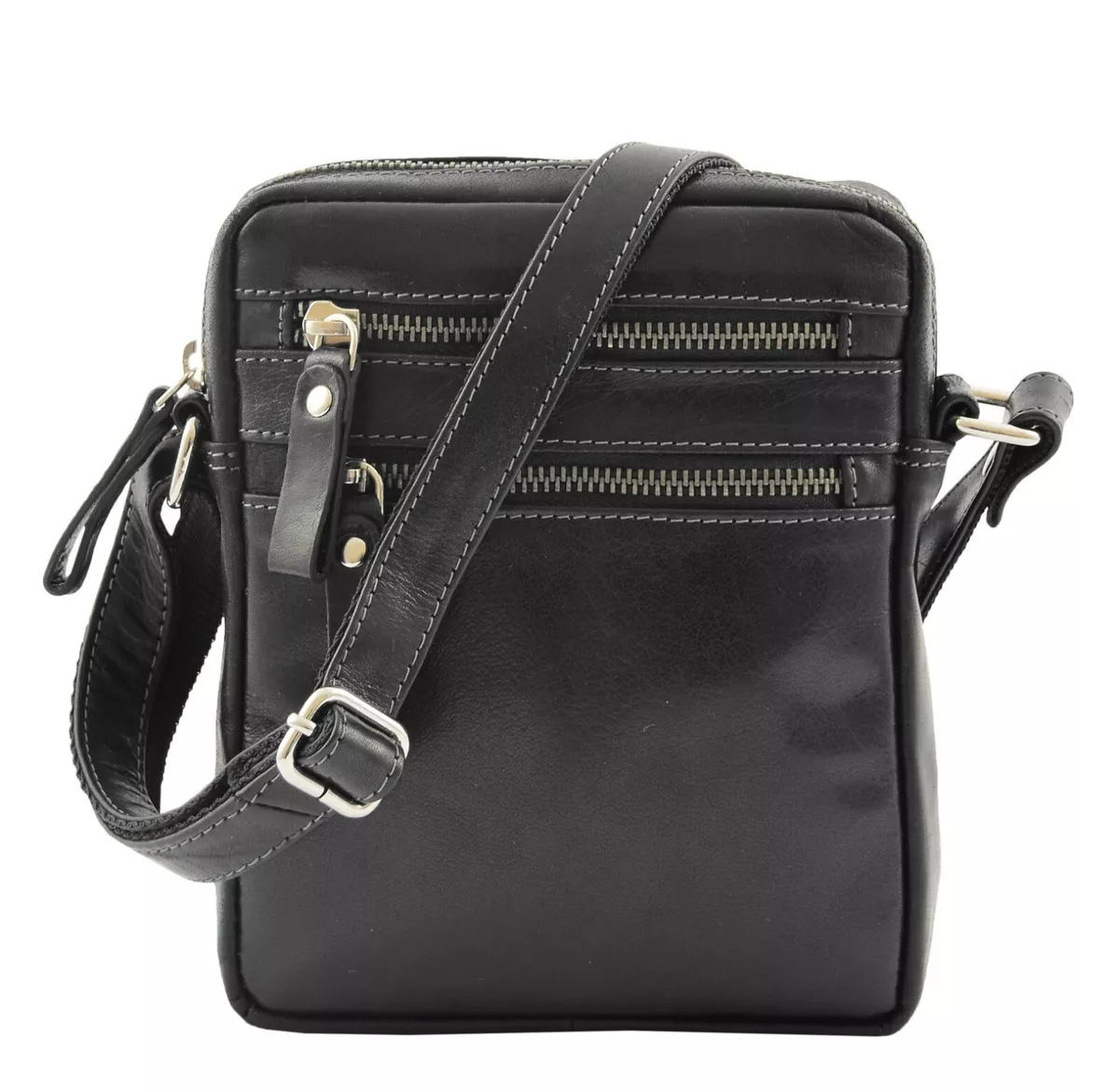 Small black leather hotsell cross body bag