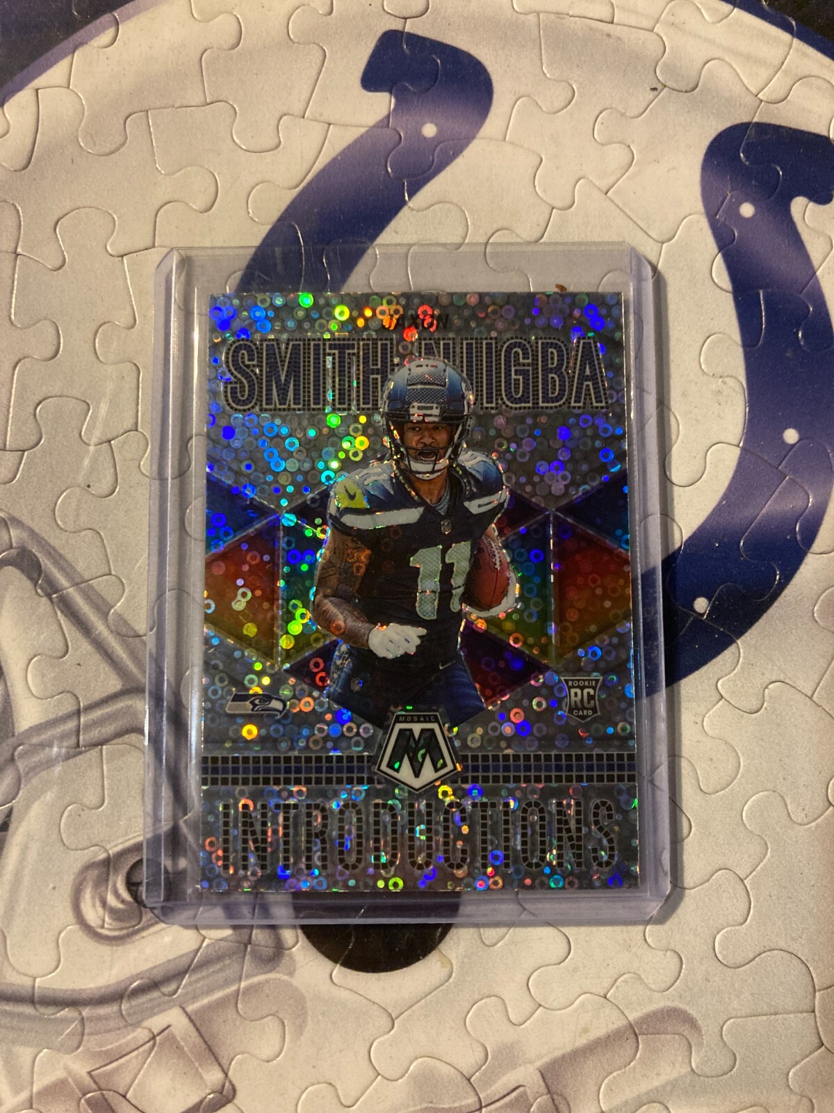2023 Mosaic - JAXON SMITH-NJIGBA RC Rookie Introductions Silver Disco
