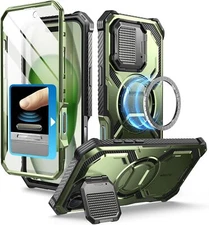 i-Blason Stand Magnetic Case For iPhone16 6.1'' Quick CaptureButton Access Cover