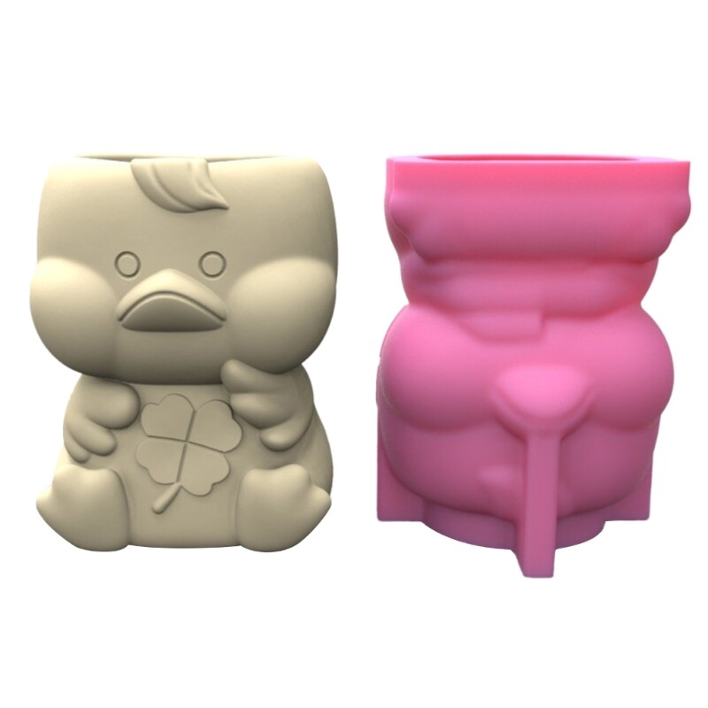 Silicone Duck Mold for DIY Succulent Planters Resin Craft
