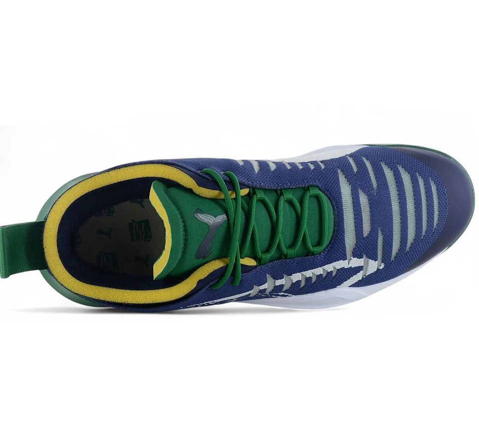 Puma Rise Nitro - Keeping Score - Tenis 377677-01 Zapatos Deportivos de Baloncesto Nuevos Foto 4 de 4