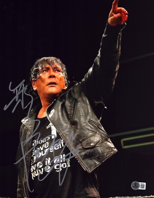 Atsushi Onita Signed 11x14 Photo BAS COA FMW Zero1 All New Japan