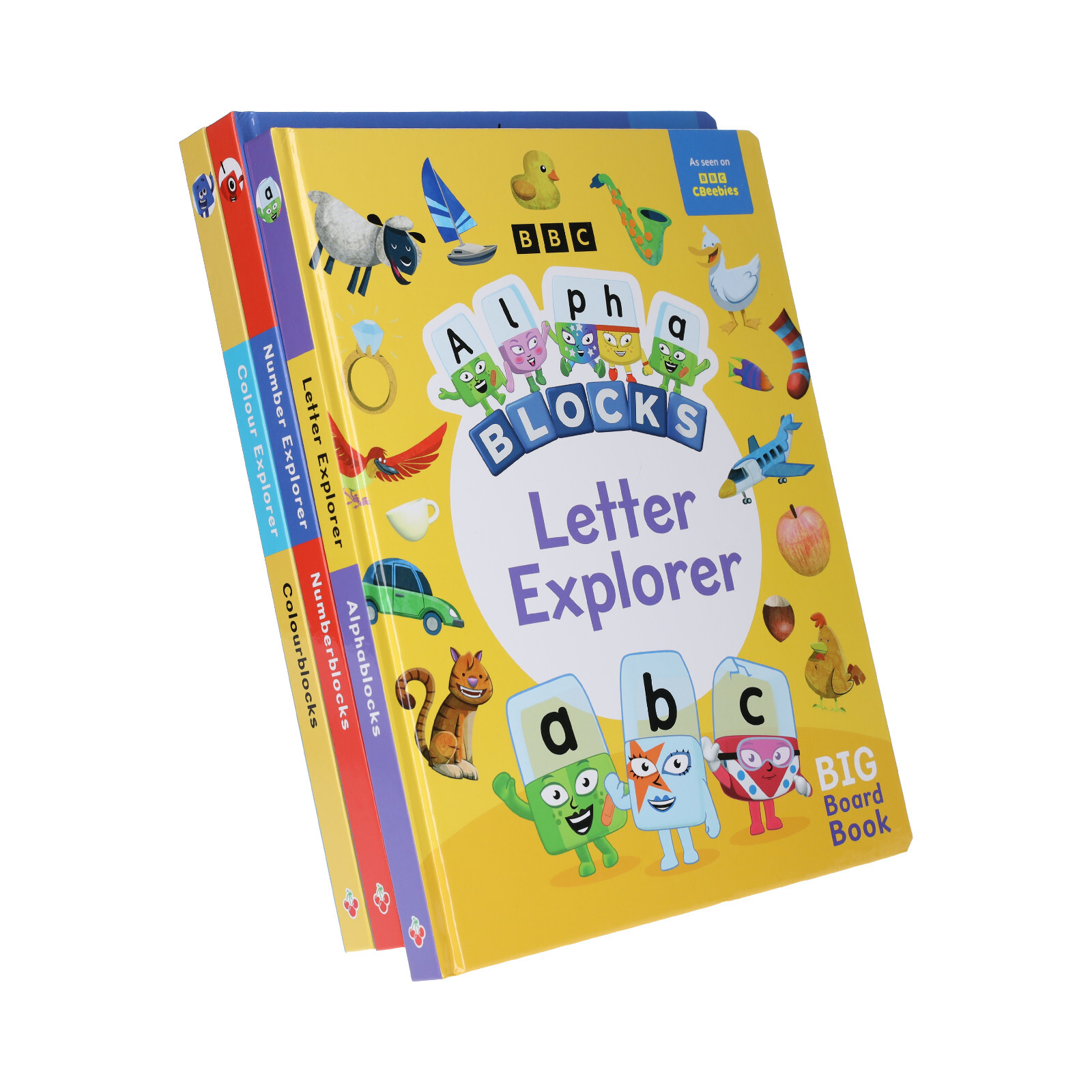 Sweet Cherry Publishing Red/Yellow/Green Explorer Collection (Numberblocks, Alphablocks & Colourblocks) 3 Books Collection Set - Ages 0-5 - Board Book - Image 2