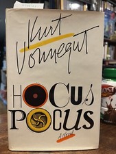 SIGNED TO VONNEGUT'S DENTIST HOCUS POCUS FINE IN DUST JACKET.