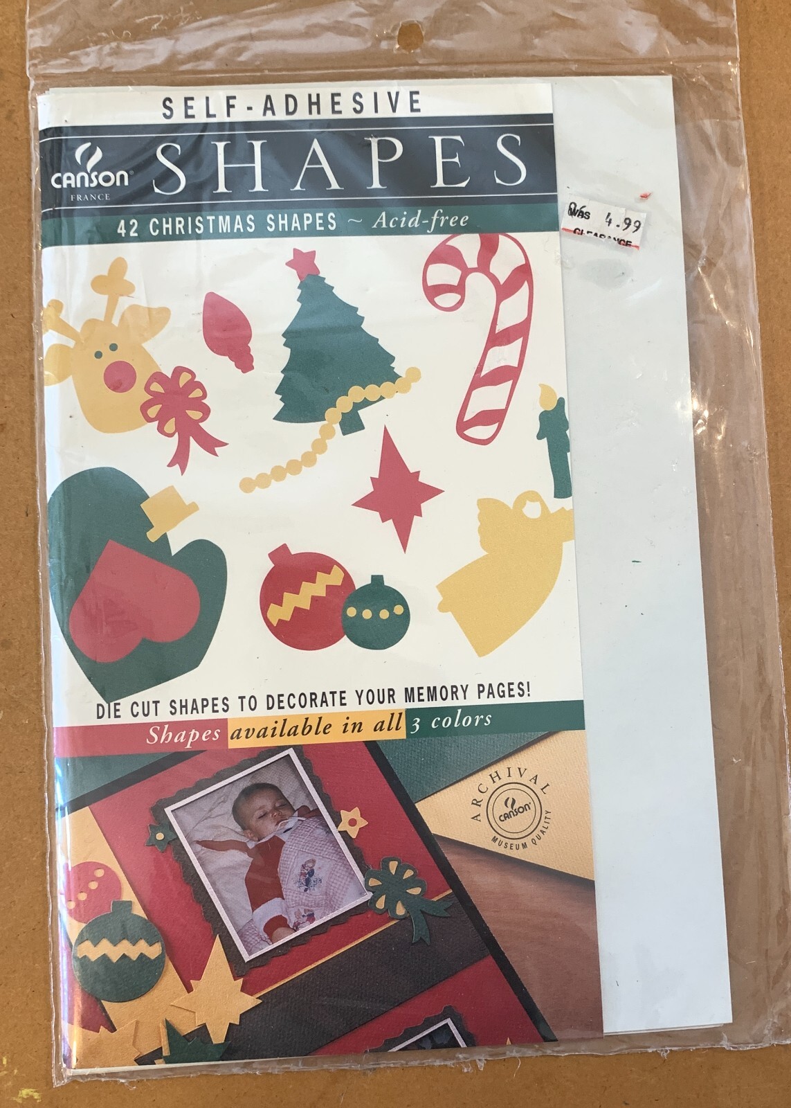 20 Mrs. Grossman's Page Protectors,3 Pg Mulberry Paper,42 Xmas Stickers,Alphabet