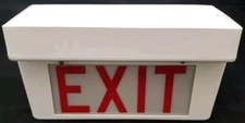 Cooper Crouse-Hinds F1703EM Fluorescent Double-Sided Exit Sign 