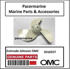 Evinrude Johnson OMC OEM AL Propeller 0316557 (7-1/4 X 4-1/2) 2hp