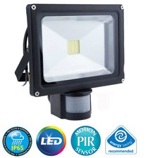 20W PIR LED COB FLOODLIGHT MODERN SECURITY FLOOD LIGHT MOTION SENSOR OUTSIDE NEW