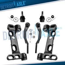 6pc Front Lower Control Arm Bracket Tierod Ball Joint Kit for Chevy Trailblazer