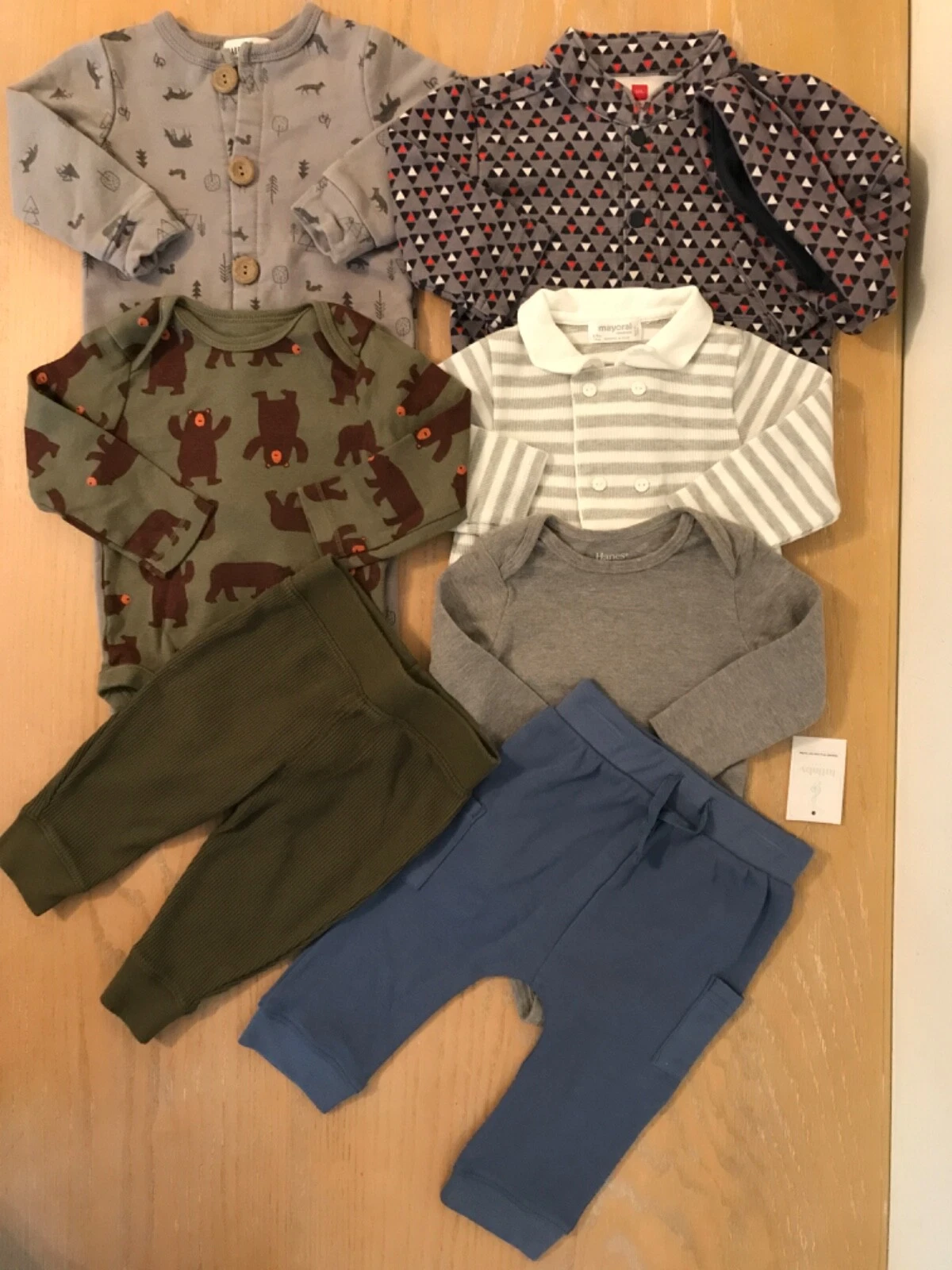 tea, Mayoral, Others Infant Boys Clothing Lot of 8 Size 6-9, & 6-12 Months