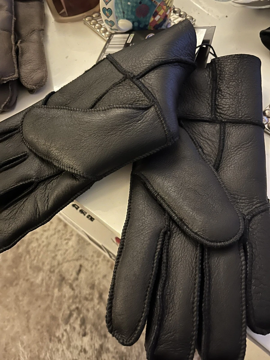 Mens 2024 sheepskin gloves
