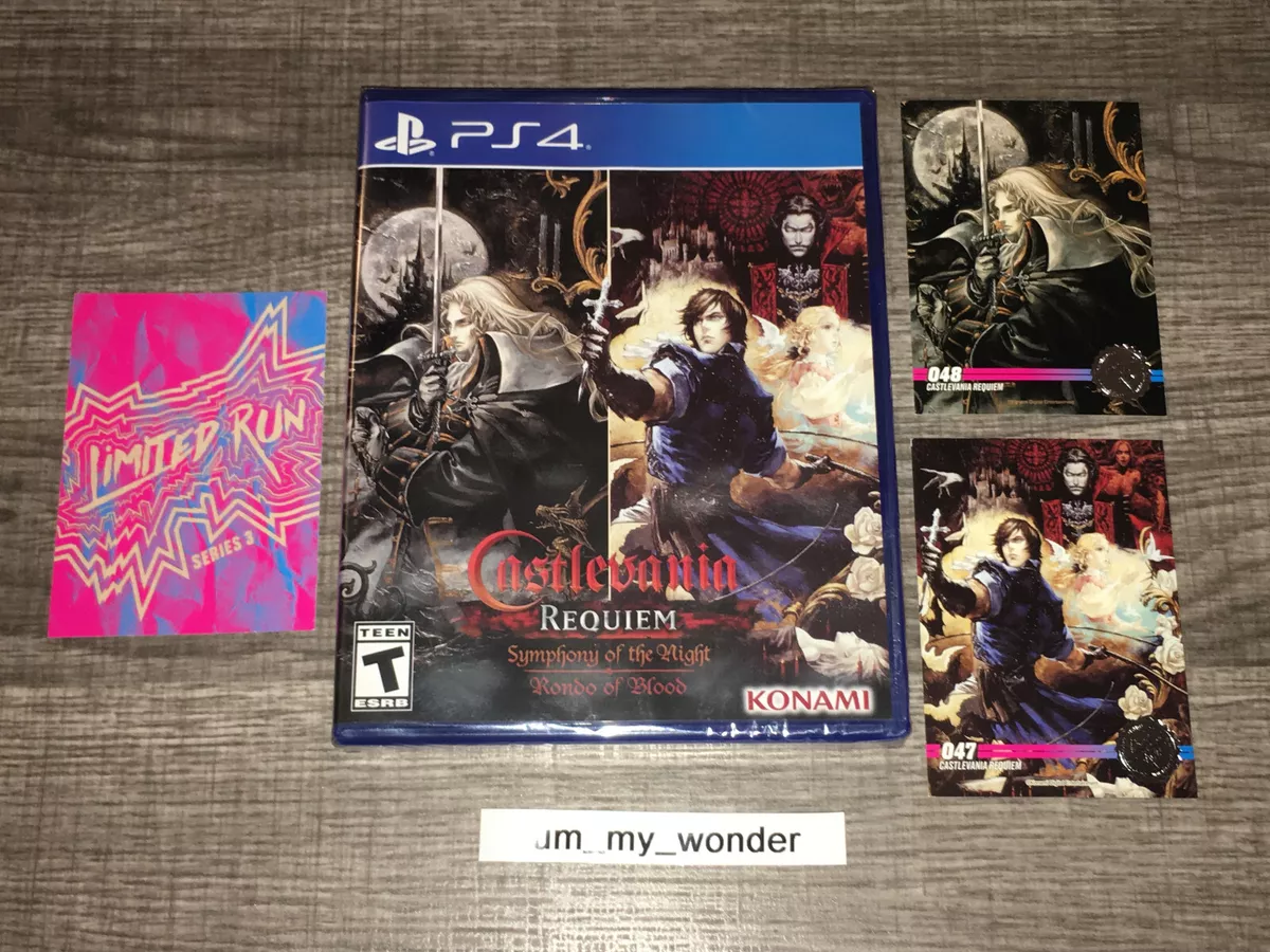 Castlevania Requiem + Random Card PS4 Limited Run #443 LRG IN HAND