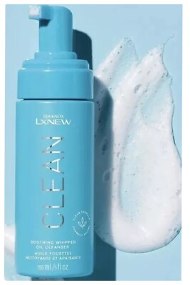Avon ISA KNOX LXNEW CLEAN Soothing Whipped Oil Cleanser 5 Fl Oz New