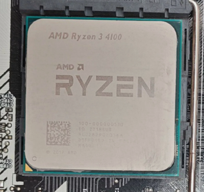 AMD Ryzen 3 4100 AM4 CPU Processors R3 4100 3.8 GHz Quad Core 65W