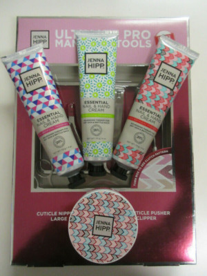Jenna Hipp 3 Essential Nail Hand Cream + Manicure Kit in Case + Balm READ!!