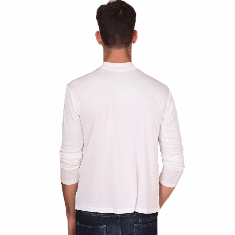 Silk mock turtleneck mens cheap