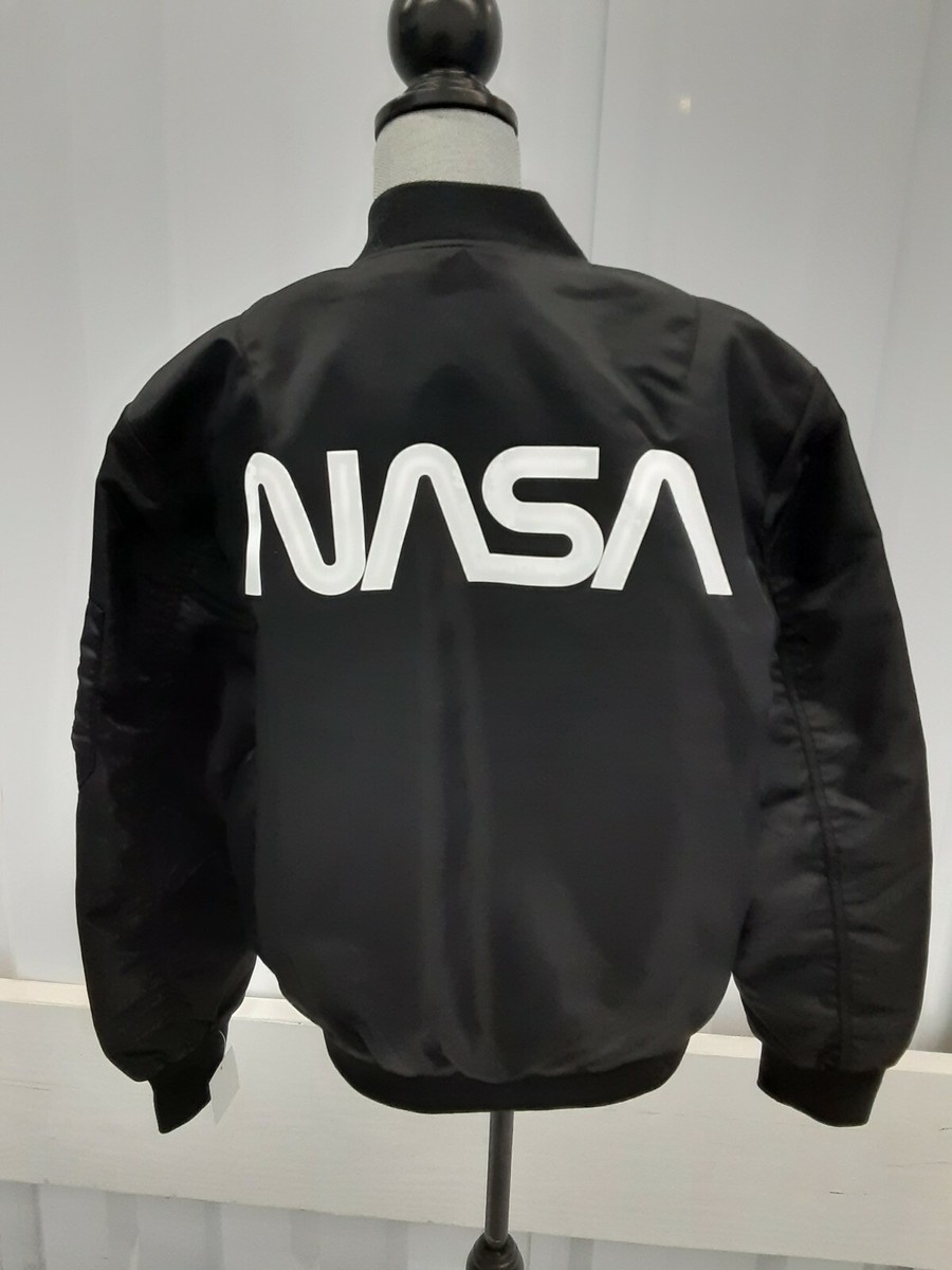 NASA Bomber Style Jacket by FRANK STONE SZ. UK 100 (Lg) NWT | eBay