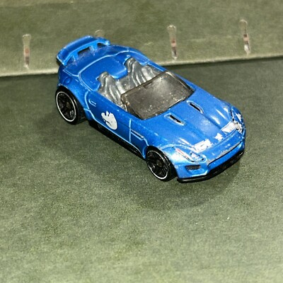 Rare 2015 Mattel Hot Wheels '15 Jaguar F-Type Project 7 Blue