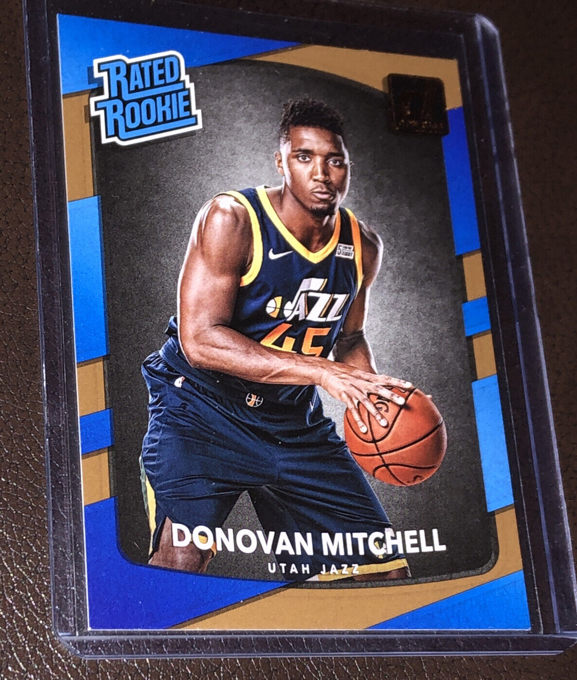 Donovan Mitchell 2017-18 Panini Donruss Rated Rookie Card RC #188 Jazz -MINT