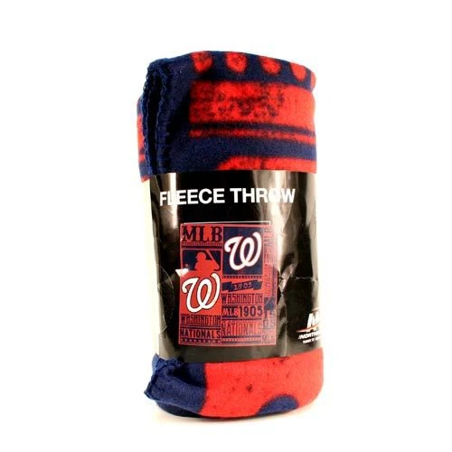 SOFT FLEECE THROW 50"x 60" STADIUM BLANKET NEW BASEBALL - PICK YOUR TEAM