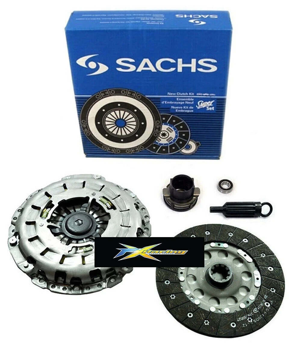 Sachs Clutch Kit K70380-01-R0D-SS &ndash; United States Clutch Disc Style: Full Face Rigid Disc Bundle Listing: Yes Transmission Type: Manual Manufacturer Warranty: 1 Year Clutch Material: Organic Disc Material: Organic Performance Part: Yes Other Part Number: 03-043 195321 04117 04118 04119 K70238-01 DMF050 Warranty: 1 Year Fitment Type: Performance/Custom Manufacturer Part Number: K70380-01-R0D-SS Pressure Plate Type: Heavy Duty Push Type Diaphragm Brand: Sachs Number of Teeth: 10 Type: Clutch Kit Flywheel Material: CAST IRON Interchange Part Number: ACT BM4-HDSS 600260 DMF050 03-054 FIDANZA 195321 Input Spline Quantity: 10 OE/OEM Part Number: 03-043 195321 04117 04118 04119 K70238-01 DMF050 Disc Diameter: 240mm, 10 spline Surface Finish: Carbon Kevlar UPC: Does not apply &ndash; Fits 2001-2006 BMW M3 E46 3.2L S54 6-SPEED