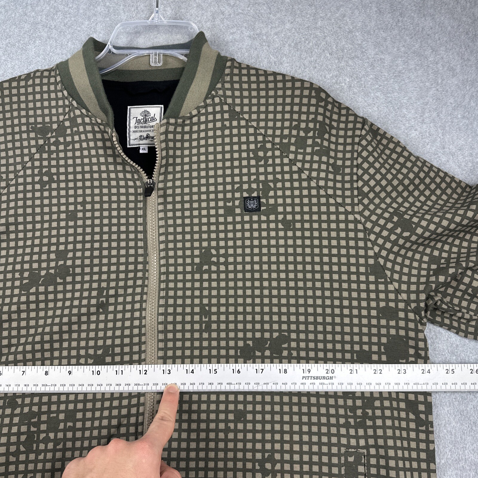 Tactical Distributors Check Grid Jacket Mens XL G… - image 3