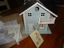 Bird House HB (HOME BAZAAR) Wood Victorian Cottage NWT Detailed