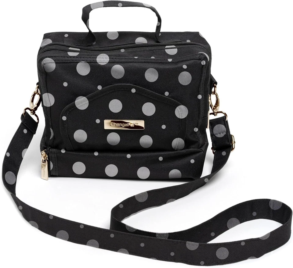 Black Diaper Bag Backpack – Large Baby Travel Organizer with USB & Wipes Pocket - Image 3 of 4