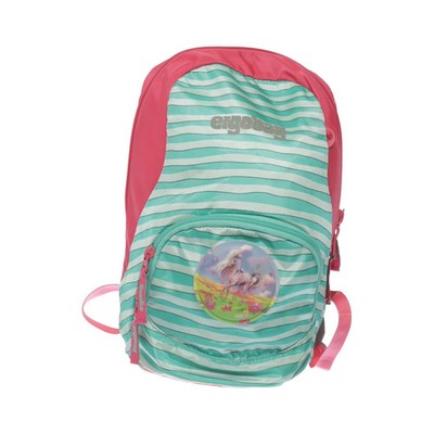 Ergobag, Rucksack, Unisex (Kinder), Pink/Grün/Mehrfarbig, Streifen, 19, 10 #gYA