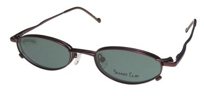 NEW SMARTCLIP 402 ORIGINAL POLARIZED LENSES BY POLAROID EYEGLASS FRAME/GLASSES