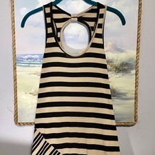 Cute Striped Maxi Dress By Mix & Co. Size S