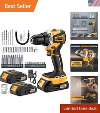 Cordless Drill Set/Driver, 20V Electric Power Drill With Battery And Charger,...