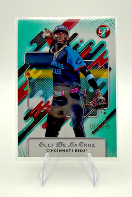 Topps Pristine Baseball Billy De La Cruz #267 AQUA REFRACTOR /199 Reds