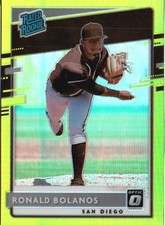 2020 Donruss Optic #84 Ronald Bolanos Lime Green