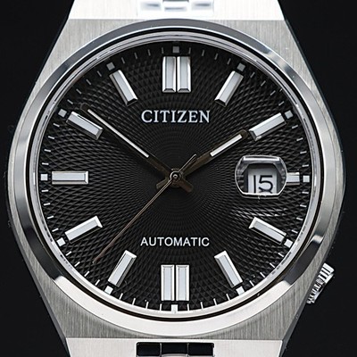 Citizen Tsuyosa NK0020-55E Automatic Black Dial 40mm Stainless Steel Watch NIB 