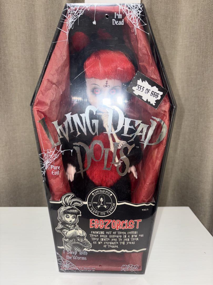 Living Dead Dolls Eggzorcist 333/666 Limited Edition Sealed Living Dead Dolls Eggzorcist 333/666 Limited Edition Sealed
