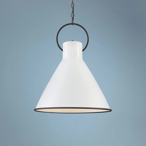 Hinkley Winnie 18" Wide Polished White Pendant Light - Picture 1 of 6