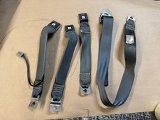 92-96 Ford Truck Bronco Bench Seat Belts Seatbelts D Gray 1992-1996 Oem