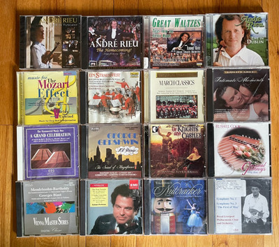 LOT OF 16 CLASSICAL  CDs/ANDRE RIEU/ITZHAK PERLMAN